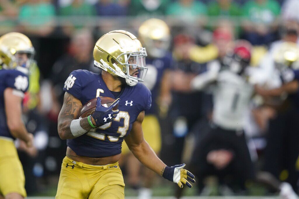 No. 14 Notre Dame at Virginia Tech